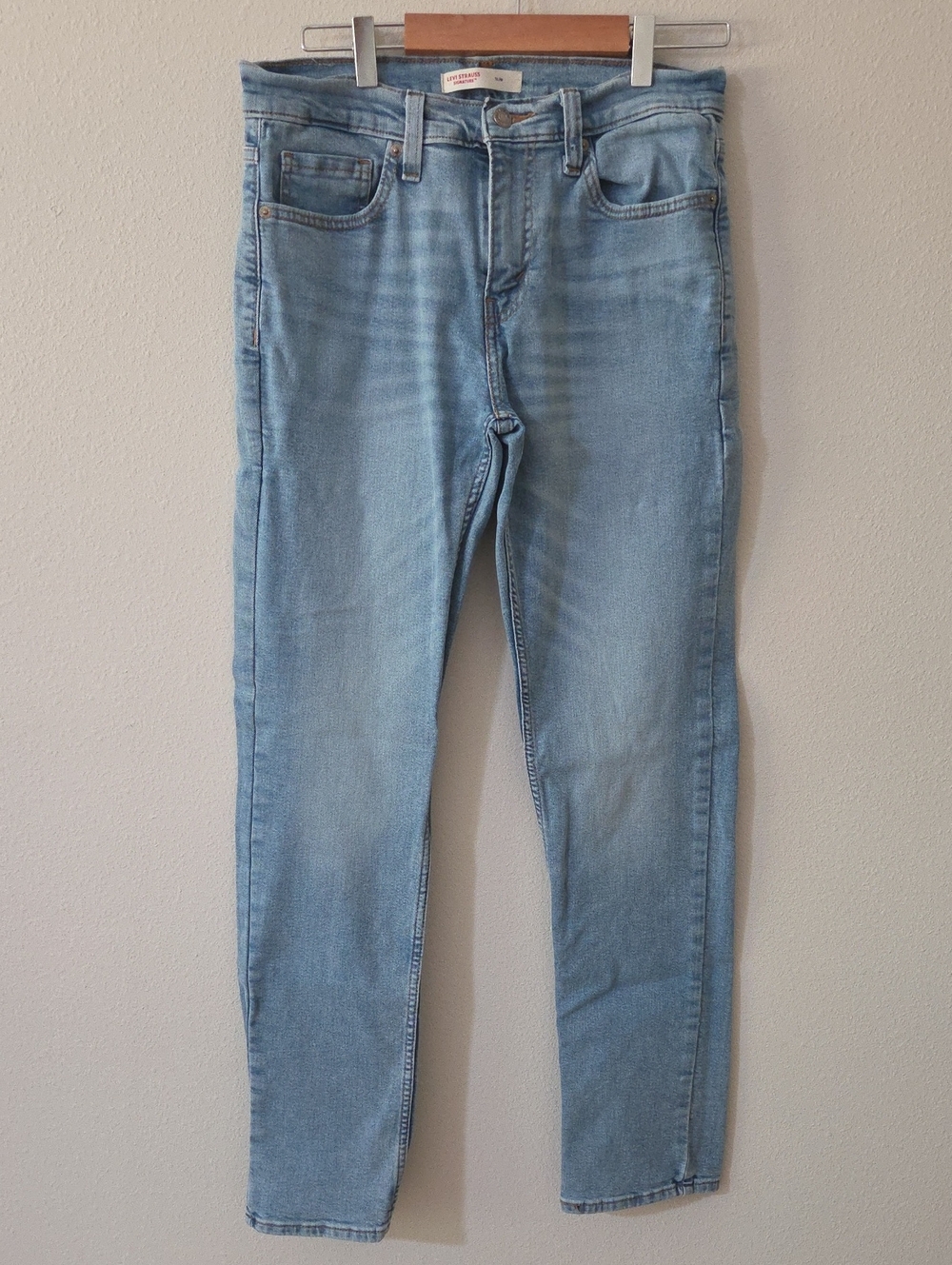 Slim Light Blue Men's Jeans - Classic Slim Fit